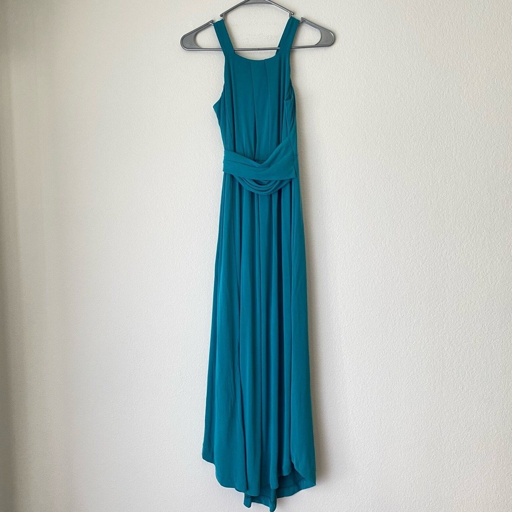 Maeve‎ Boho Beachy Relaxed Dainty Coastal Maxi Dress XXS Teal